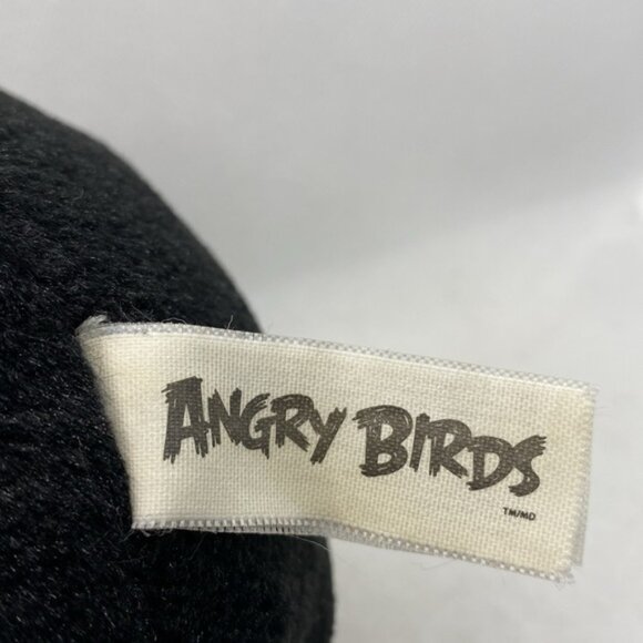 Angry Birds 6” Black Bomb Plush Stuffed Animal Bird Commonwealth Toys - Picture 4 of 9